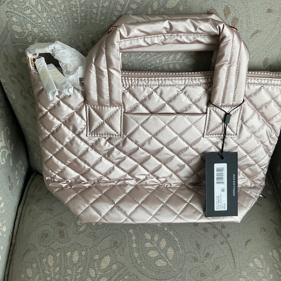 NWT Pale Rose Gold MZ WALLACE SUTTON DELUXE SMALL - Picture 2 of 10